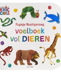 Rupsje Nooitgenoeg Voelboek vol dieren | boekwijzer