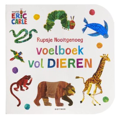 Rupsje Nooitgenoeg Voelboek vol dieren | boekwijzer