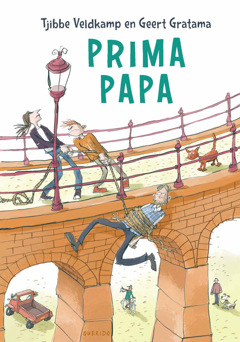Op een dag had Tim geluk. Hij vond een prima papa.
Vastgebonden aan een boom, als een verdrietig achtergelaten huisdiertje, staat een man met een bordje waarop staat: Prima papa Neem mee! Gratis! Hij heet Jan, ziet er aardig uit, en zegt meteen 'graag' als Tim vraagt of hij met hem mee wil komen. Zijn moeder weet alleen niet of ze hem wil houden, hij mag wel een nachtje blijven, op proef.
In dit doldwaze verhaal doet Jan er alles aan om de moeder van Tim vrolijk te stemmen. Hij knipt goedbedoeld een jurk uit het gordijn en graaft een enorm gat in de tuin om er een zwembad te maken. Kortom; hij maakt er een enorme puinhoop van!
Prima papa is met zoveel vaart, humor en briljante plotwendingen geschreven... Tjibbe Veldkamp weet precies wat jonge lezers nodig hebben om door te blijven lezen. Ik kan niet wachten op de gelukkige reacties van lezers van dit boek. Leren lezen was nog nooit zo leuk.