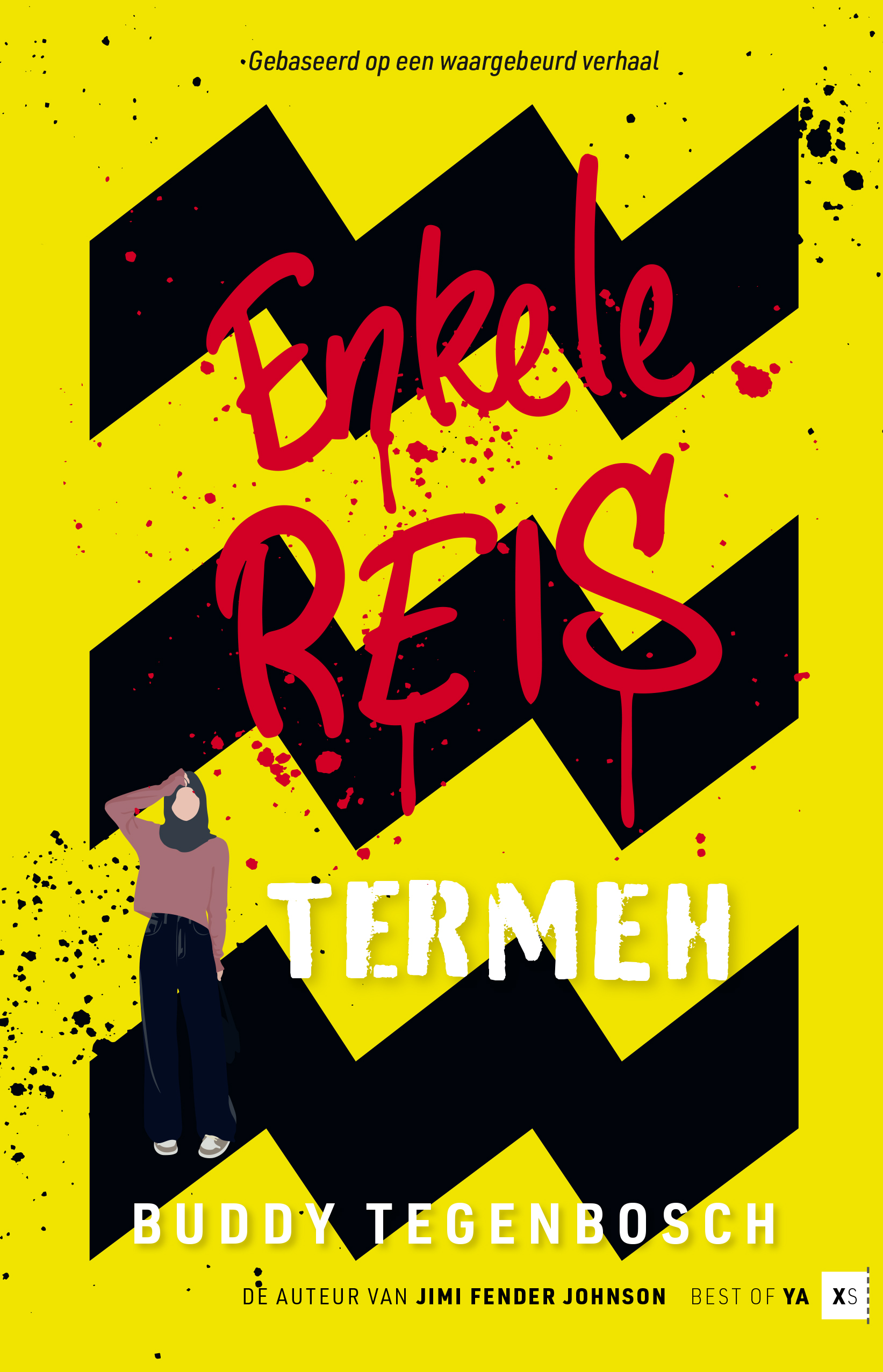 In dit boek van Buddy Tegenbosch lees je het waargebeurde verhaal van Termeh. Als haar vader - haar baba - overlijdt, verandert alles. In Iran heeft de vader alle rechten over zijn vrouw en kinderen, maar haar vader had daar nooit wat mee gedaan. Nu hij er niet meer is, krijgt haar oom de voogdij over haar en haar zusje. Hij trouwt onmiddellijk met hun moeder, zonder dat zij het weet. Wat volgt is verschrikkelijk intimiderend en onveilig. Als de meisjes ook nog worden uitgehuwelijkt, besluiten Termeh, haar zusje en hun moeder te vluchten. Alles wat ze kennen en bijna iedereen die ze liefhebben, moeten ze achterlaten.
Termeh is onderdeel van de Enkele Reis-reeks: dunne, steengoed leesbare novelles gebaseerd op waargebeurde levensverhalen. Het andere deel dat je ziet, vertelt het verhaal van Mo, een jongen die vlucht uit Syrië. Kinderen kunnen zo door de ogen van een leeftijdsgenoot meemaken hoe groot de noodzaak kan zijn om alles achter je te laten, en hoe belangrijk het is om ergens een thuis te vinden. Ik gun deze boeken iedere middelbare scholier.