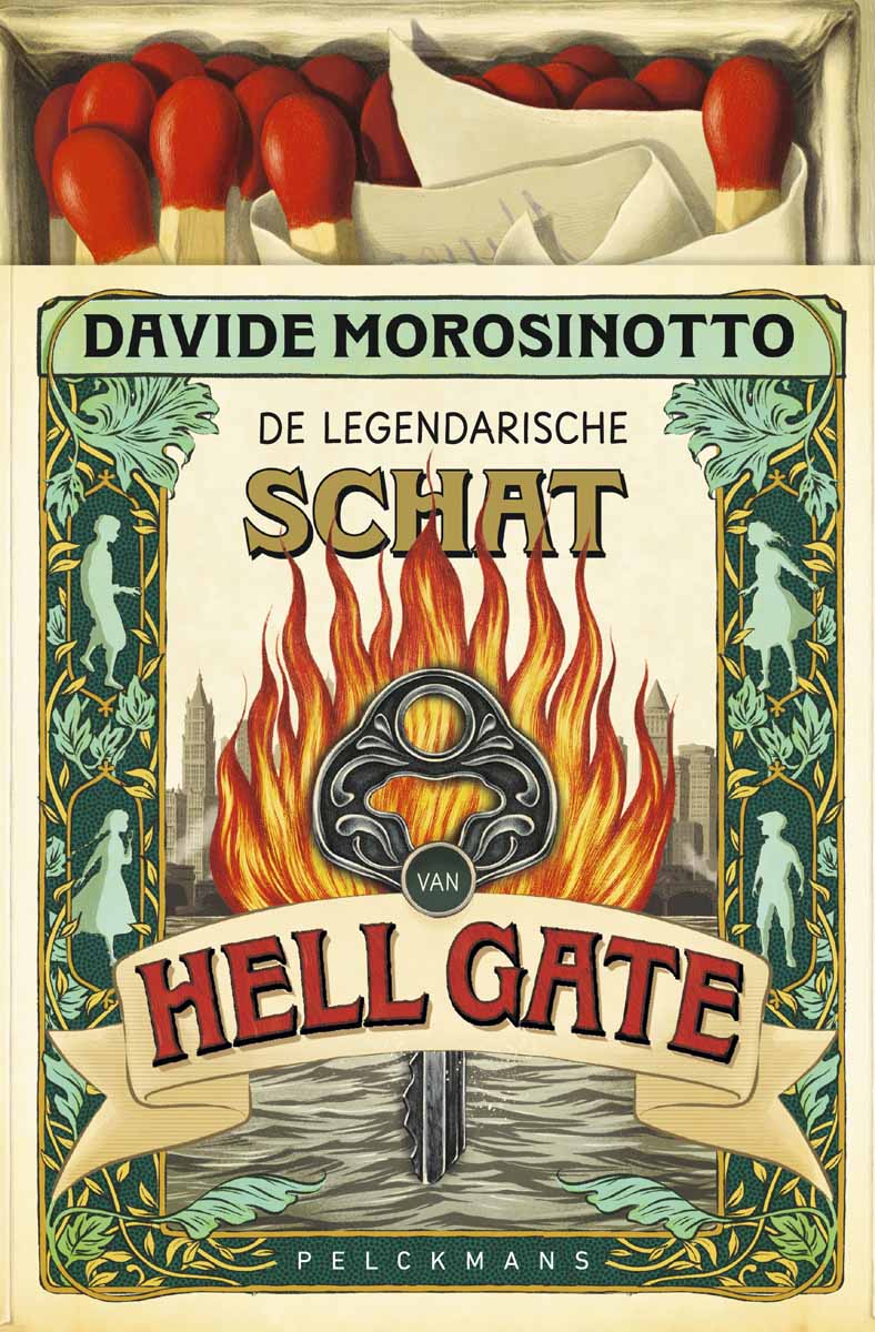 Davide Morosinotto is een schrijver waar wereldwijd al zoveel kinderen fan van zijn en dat snap ik heel erg goed. Sinds zijn adembenemende debuut - Het mysterieuze horloge van Walker & Dawn - versscheen het ene na het andere meesterlijke boek in Nederland. Ze blinken uit in puur leesplezier. Superspannend, vaak met een historisch perspectief dat prikkelt en uitdaagt, vol actie en cliffhangers. Je leest zijn boeken op het puntje van je stoel. In de De legendarische schat van Hell Gate neemt hij je mee naar het New York van de jaren twintig.
Een groep kinderen vindt onder een spoorbrug het lichaam van een dode man vindt, met in zijn zak een luciferdoosje, een sleutel en een geheimzinnige tekening. De aanwijzingen leiden naar een legendarische schat die verbonden is met een schip dat ooit in de beruchte Hell Gate verging. Voor deze kinderen dé kans op een beter leven.
Hulde ook voor de spectaculaire vormgeving. Het boek is verpakt als een luciferdoosje en van binnen wordt de visuele pracht doorgezet met  persoonlijke documenten, landkaarten, brieven en nog zoveel meer. In de razende hoofdstukken zitten bovendien thema's als armoede en migratie prachtig verweven. Ik gun elk kind dit boek!